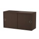 Cabinet Bianco Contenitore Ante Scorrevoli String Furniture