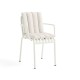 Palissade Armchair Soft Quilted Cushion cream white HAY