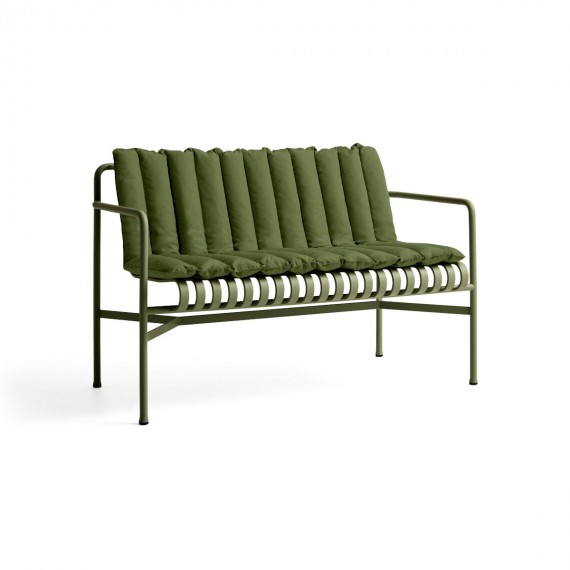 Palissade Dining Bench Soft Quilted Cushion Olive HAY