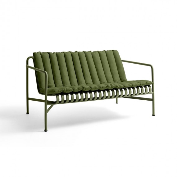Palissade Lounge Sofa Soft Quilted Cushion Olive HAY
