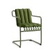 Palissade Dining Armchair Soft Quilted Cushion Olive HAY