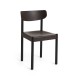 Pack Chair 10 Graphit Brown - iron black HAY