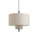 Margin Pendant Lamp - Beige Canvas New Works