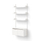New Works Wall Shelf 1900 Cabinet Low w. Doors New Works