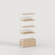 Unit Libreria 180 cm Contenitore Tiptoe