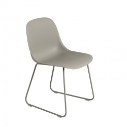 Sedia Fiber Side Chair Sled Base