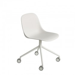 Fiber Side Chair con Ruote
