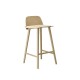 Sgabello Nerd Barstool Rovere H 65 cm Muuto