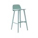 Sgabello Nerd Barstool Petrolio H 65 cm Muuto