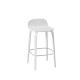 Sgabello Visu Barstool Bianco H 65 cm Muuto