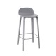 Sgabello Visu Barstool Grigio H 75 cm Muuto
