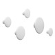 Appendiabiti Dots Set 5 Pz Bianco Muuto