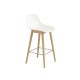 Sgabello Fiber Barstool H 65 cm Bianco Muuto