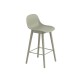 Sgabello Fiber Barstool H 65 cm Verde Muuto