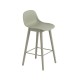 Sgabello Fiber Barstool H 75 cm Verde Muuto