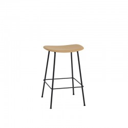 Sgabello Fiber Barstool Metallo Senza Schienale