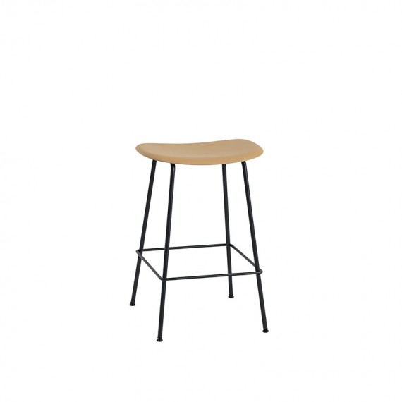Sgabello Fiber Barstool Metallo Senza Schienale Muuto