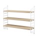 String Pocket Frassino Bianco String Furniture