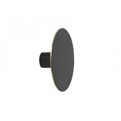 Appendiabiti Hook Black Brass
