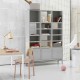 Modulo Stacked - Medium con fondo Grigio Scuro Muuto