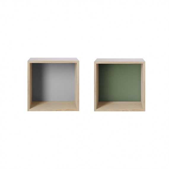 Modulo Stacked - Medium colorato Verde Muuto