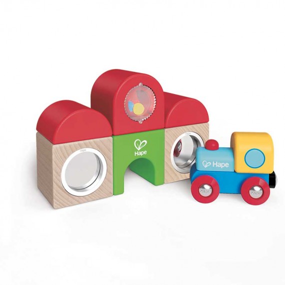 Hape E3802 Set blocchi Stazione Hape