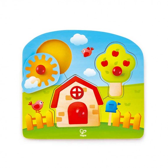 Hape E1311 Puzzle della campagna Hape