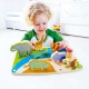 Hape E1455 Puzzle e Gioco degli animali selvatici Hape