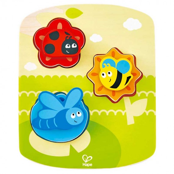 Hape E1609 Puzzle dinamico degli insetti Hape