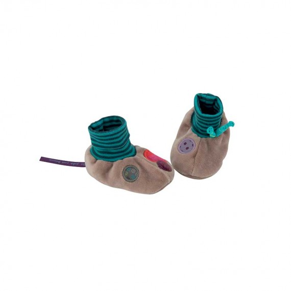 Jolis Pas Beaux Scarpine Grigie Moulin Roty