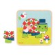 Janod J07012 Puzzle multilivello Tartarughine Janod