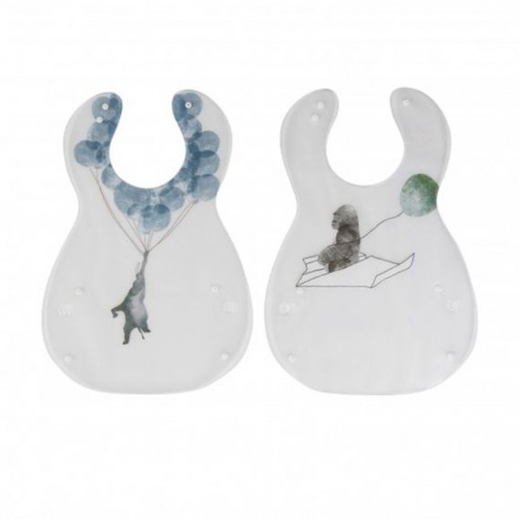 Bavaglino Sky Blu - Set 2 Pz Sebra