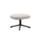 Poggiapiedi Era Swivel alluminio nero Normann Copenhagen