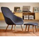 About A Lounge AAL 92 con Cuscino HAY