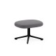 Poggiapiedi Era Swivel alluminio nero Normann Copenhagen